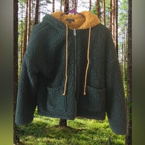 Chocolate Sherpa Fleece Teddy Hoodie
